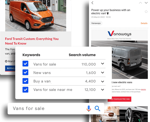 Van Sales UK Keywords and search volume
